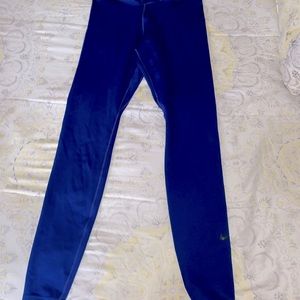 Blue Nike leggings